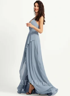 Jjshouse.fr Robe Trapèze Col V Asymétrique Mousseline Robe De Demoiselle D'honneur 18 Jjshouse.fr Robe Trapèze Col V Asymétrique Mousseline Robe De Demoiselle D'honneur -Voiles mariée Soldes 1276ed20f9dd81837a4c0a05ab0c0f31