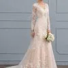 JJsHouse Forme Sirène/trompette Col V Traîne Moyenne Dentelle Tulle Robe De Mariée