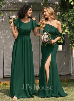 Jjshouse.fr Robe Trapèze Scoop Longueur Ras Du Sol Mousseline Robe De Demoiselle D'honneur Avec Plissé 16 Jjshouse.fr Robe Trapèze Scoop Longueur Ras Du Sol Mousseline Robe De Demoiselle D'honneur Avec Plissé -Voiles mariée Soldes 20700bf77e55f0e49629a306733eb703