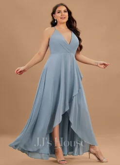 Jjshouse.fr Robe Trapèze Col V Asymétrique Mousseline Robe De Demoiselle D'honneur 21 Jjshouse.fr Robe Trapèze Col V Asymétrique Mousseline Robe De Demoiselle D'honneur -Voiles mariée Soldes 28432a3de1b97f0c29bf05d655c76fd6