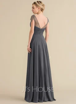 Jjshouse.fr Robe Trapèze Col V Longueur Ras Du Sol Mousseline Mousseline Robe De Demoiselle D'honneur Avec Brodé Plissé Paillettes 24 Jjshouse.fr Robe Trapèze Col V Longueur Ras Du Sol Mousseline Mousseline Robe De Demoiselle D'honneur Avec Brodé Plissé Paillettes -Voiles mariée Soldes 28bb2db5fe4bf7ddbe419fe2aacbf309