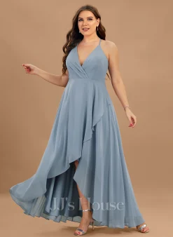 Jjshouse.fr Robe Trapèze Col V Asymétrique Mousseline Robe De Demoiselle D'honneur 25 Jjshouse.fr Robe Trapèze Col V Asymétrique Mousseline Robe De Demoiselle D'honneur -Voiles mariée Soldes 2a40d5567b3ad7b8ca2432f952497504