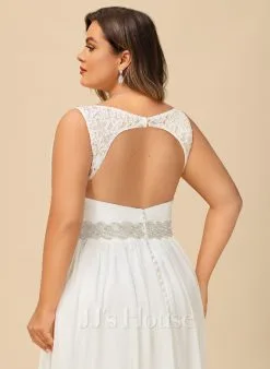 JJsHouse Robe Trapèze Col V Balayage/pinceau Train Mousseline Robe De Mariée Avec Brodé Plissé Paillettes -Voiles mariée Soldes 2afa36542fc0af4b1ecf9a965c7caa2d