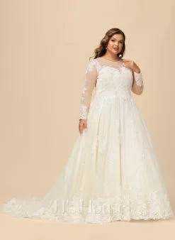 JJsHouse Robe Marquise/princesse Illusion Traîne Moyenne Dentelle Tulle Robe De Mariée -Voiles mariée Soldes 2b7d31111b9b4f51a388e0aba1a46906