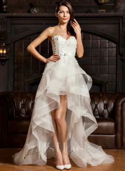 JJsHouse Robe Trapèze Cache Cœur Asymétrique Charmeuse Dentelle Tulle Robe De Mariée Avec Brodé Arc 12 JJsHouse Robe Trapèze Cache Cœur Asymétrique Charmeuse Dentelle Tulle Robe De Mariée Avec Brodé Arc -Voiles mariée Soldes 3021485d7da3dbb2d6fa4b55072c815f