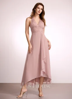 Jjshouse.fr Robe Trapèze Col V Asymétrique Mousseline Robe De Demoiselle D'honneur Avec Fendue Devant 9 Jjshouse.fr Robe Trapèze Col V Asymétrique Mousseline Robe De Demoiselle D'honneur Avec Fendue Devant -Voiles mariée Soldes 34152b7676ce44d6f6c3dfd6d133af50