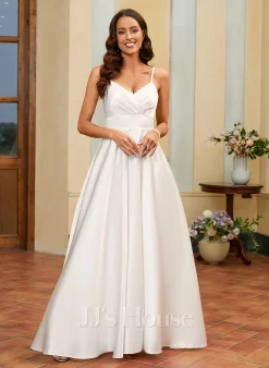 JJsHouse Robe Marquise/princesse Col V Longueur Ras Du Sol Satiné Robe De Mariée 10 JJsHouse Robe Marquise/princesse Col V Longueur Ras Du Sol Satiné Robe De Mariée -Voiles mariée Soldes 39dd864e8426126891bade7cfdb4b8d8