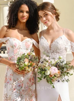 JJsHouse Forme Sirène/trompette Accueil Froid Traîne Moyenne Mousseline Dentelle Robe De Mariée Avec Paillettes -Voiles mariée Soldes 3bbe6e45d9b599ede6d2a173f345e438