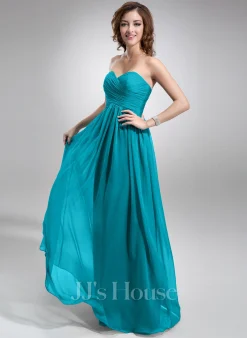 Jjshouse.fr Robe Empire Cache Cœur Longueur Ras Du Sol Mousseline Mousseline Robe De Demoiselle D'honneur Avec Plissé -Voiles mariée Soldes 3d2c3c0b5726ac80962a466c120f6abd