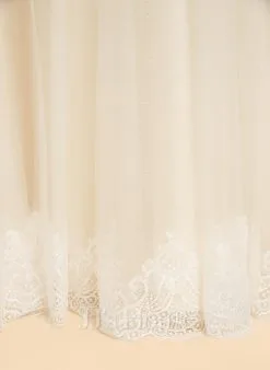 JJsHouse Robe Marquise/princesse épaule Dénudée Traîne Moyenne Dentelle Tulle Robe De Mariée Avec Plissé -Voiles mariée Soldes 4580f2f2bdf2038278f39a0fe679ef71