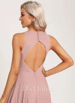 Jjshouse.fr Robe Trapèze Col V Asymétrique Mousseline Robe De Demoiselle D'honneur 9 Jjshouse.fr Robe Trapèze Col V Asymétrique Mousseline Robe De Demoiselle D'honneur -Voiles mariée Soldes 568cf6f49906ede752d4cfc7aad6f4f2