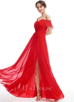 Jjshouse.fr Robe Trapèze épaule Dénudée Longueur Ras Du Sol Mousseline Robe De Demoiselle D'honneur Avec Plissé Fendue Devant 14 Jjshouse.fr Robe Trapèze épaule Dénudée Longueur Ras Du Sol Mousseline Robe De Demoiselle D'honneur Avec Plissé Fendue Devant -Voiles mariée Soldes 5a8a674e751b75c77017947b6ff670e7