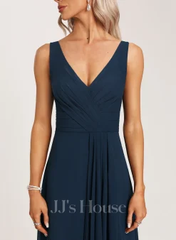 Jjshouse.fr Robe Trapèze Col V Longueur Ras Du Sol Mousseline Robe De Demoiselle D'honneur Avec Plissé 10 Jjshouse.fr Robe Trapèze Col V Longueur Ras Du Sol Mousseline Robe De Demoiselle D'honneur Avec Plissé -Voiles mariée Soldes 5ae9045c0aebc2a4fd18cce1a3029a33