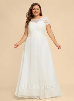 JJsHouse Scoop Longueur Ras Du Sol Mousseline Dentelle Robe De Mariée Avec Paillettes 23 JJsHouse Scoop Longueur Ras Du Sol Mousseline Dentelle Robe De Mariée Avec Paillettes -Voiles mariée Soldes 69f33e5d134e355ed649fa41439bbf6f