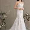 JJsHouse Forme Sirène/trompette Cache Cœur Traîne Moyenne Dentelle Tulle Robe De Mariée