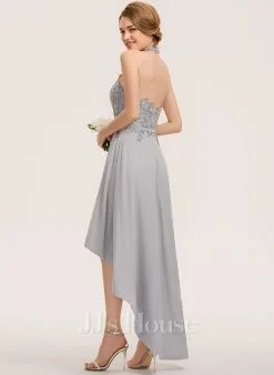 Jjshouse.fr Robe Trapèze Dos Nu Asymétrique Mousseline Dentelle Dentelle Mousseline Robe De Demoiselle D'honneur -Voiles mariée Soldes 861e03fe6cf8a926f0375f4333e0418e