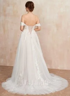 JJsHouse Robe Marquise/princesse Cache Cœur Balayage/pinceau Train Dentelle Tulle Robe De Mariée 18 JJsHouse Robe Marquise/princesse Cache Cœur Balayage/pinceau Train Dentelle Tulle Robe De Mariée -Voiles mariée Soldes 919400d049d5813a4888261c6dccef11