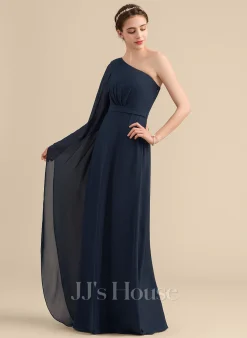 Jjshouse.fr Robe Trapèze Décolleté Asymétrique Longueur Ras Du Sol Mousseline Mousseline Robe De Demoiselle D'honneur Avec Plissé 7 Jjshouse.fr Robe Trapèze Décolleté Asymétrique Longueur Ras Du Sol Mousseline Mousseline Robe De Demoiselle D'honneur Avec Plissé -Voiles mariée Soldes 9b16b9eb64634157bd167fcba30af8d7