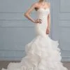 JJsHouse Forme Sirène/trompette Cache Cœur Balayage/pinceau Train Dentelle Organza Robe De Mariée
