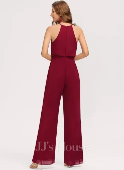Jjshouse.fr Jumpsuit / Pantsuit Scoop Longueur Ras Du Sol Mousseline Mousseline Robe De Demoiselle D'honneur Avec Poches 12 Jjshouse.fr Jumpsuit / Pantsuit Scoop Longueur Ras Du Sol Mousseline Mousseline Robe De Demoiselle D'honneur Avec Poches -Voiles mariée Soldes a9557cedfc8f89e47ba986a6c91eff9e