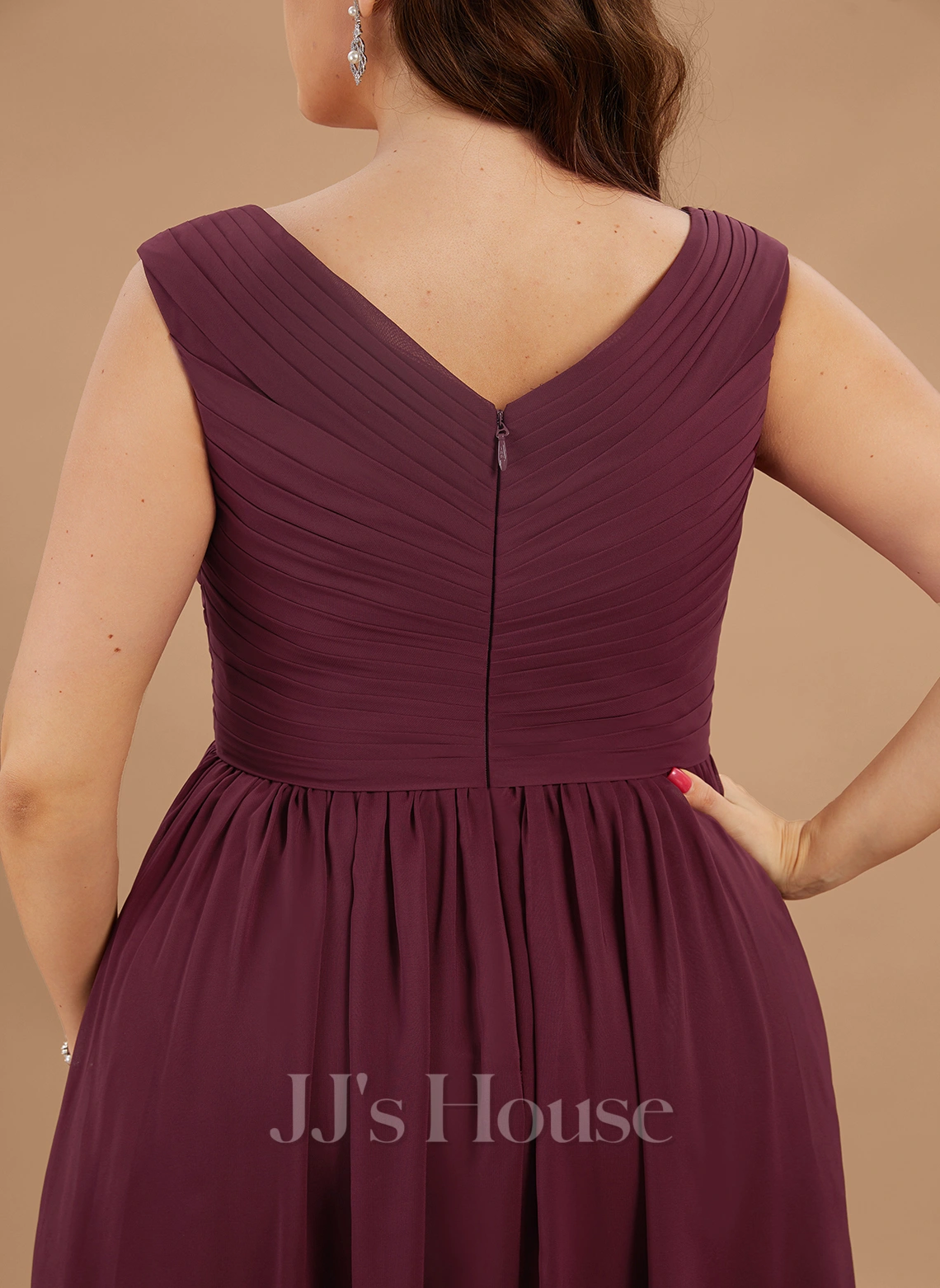 Jjshouse.fr Robe Trapèze épaule Dénudée Longueur Ras Du Sol Mousseline Mousseline Robe De Demoiselle D'honneur Avec Plissé Fendue Devant Poches 11 Jjshouse.fr Robe Trapèze épaule Dénudée Longueur Ras Du Sol Mousseline Mousseline Robe De Demoiselle D'honneur Avec Plissé Fendue Devant Poches – Image 11