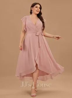 Jjshouse.fr Robe Trapèze Col V Asymétrique Mousseline Mousseline Robe De Demoiselle D'honneur Avec Plissé 18 Jjshouse.fr Robe Trapèze Col V Asymétrique Mousseline Mousseline Robe De Demoiselle D'honneur Avec Plissé -Voiles mariée Soldes b02bc9a8984fb354f21aec7a5379f67b