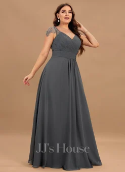 Jjshouse.fr Robe Trapèze Col V Longueur Ras Du Sol Mousseline Mousseline Robe De Demoiselle D'honneur Avec Brodé Plissé Paillettes 31 Jjshouse.fr Robe Trapèze Col V Longueur Ras Du Sol Mousseline Mousseline Robe De Demoiselle D'honneur Avec Brodé Plissé Paillettes -Voiles mariée Soldes b0b3d4613f4c72bd5f0e01fbb38a62d6