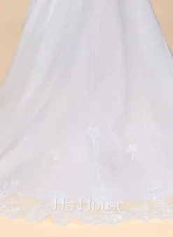 JJsHouse Robe Marquise/princesse Traîne Mi-longue Organza Satiné Robe De Mariée Avec Brodé -Voiles mariée Soldes c474d7ce314c35033fb1d81e20b74c9f