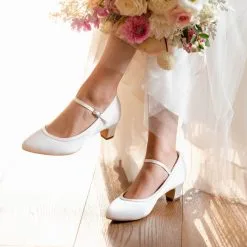 Camila - Westerleigh -Voiles mariée Soldes camila gwesterleigh chaussures mariee simples elegantes