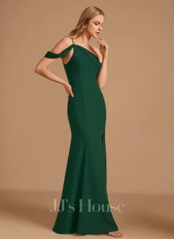 Jjshouse.fr Forme Sirène/trompette Décolleté Asymétrique Longueur Ras Du Sol Mousseline Robe De Demoiselle D'honneur Avec Fendue Devant 16 Jjshouse.fr Forme Sirène/trompette Décolleté Asymétrique Longueur Ras Du Sol Mousseline Robe De Demoiselle D'honneur Avec Fendue Devant -Voiles mariée Soldes cb39941ffe7391cd82c3d259baf47128