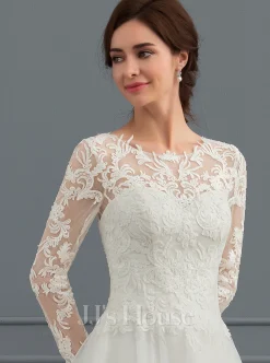 JJsHouse Robe Marquise/princesse Balayage/pinceau Train Dentelle Tulle Robe De Mariée 15 JJsHouse Robe Marquise/princesse Balayage/pinceau Train Dentelle Tulle Robe De Mariée -Voiles mariée Soldes cfa01b30aa7740d68919cc5fa4be98d9