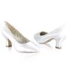 Chaussures De Mariage Bout Pointu Mable Satin Perfect