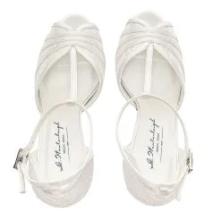 Chaussure Mariage Dentelle Ivoire Ou Blanche Scarlett -Voiles mariée Soldes chaussure mariee scarlett westerleigh