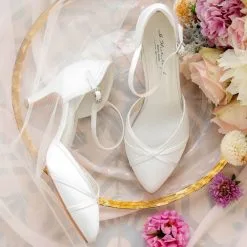 Clara - G.Westerleigh -Voiles mariée Soldes clara g.westerleigh chaussure de mariage ivoire