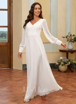 JJsHouse Robe Trapèze Col V Longueur Ras Du Sol Mousseline Dentelle Robe De Mariée Avec Paillettes 9 JJsHouse Robe Trapèze Col V Longueur Ras Du Sol Mousseline Dentelle Robe De Mariée Avec Paillettes -Voiles mariée Soldes de45548b4ba898e102bbffca58172fc0