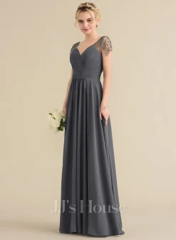 Jjshouse.fr Robe Trapèze Col V Longueur Ras Du Sol Mousseline Mousseline Robe De Demoiselle D'honneur Avec Brodé Plissé Paillettes 21 Jjshouse.fr Robe Trapèze Col V Longueur Ras Du Sol Mousseline Mousseline Robe De Demoiselle D'honneur Avec Brodé Plissé Paillettes -Voiles mariée Soldes e0411df280fc64903b3129aefc757a8c