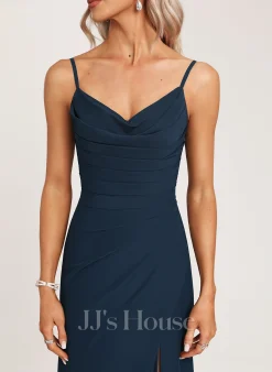 Jjshouse.fr Forme Sirène/trompette Capot Longueur Ras Du Sol Mousseline Robe De Demoiselle D'honneur -Voiles mariée Soldes e5b54e3527d8e5d4cdbfabfce3faa155