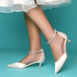 Eliza - Perfect -Voiles mariée Soldes eliza perfect chaussures mariee satin