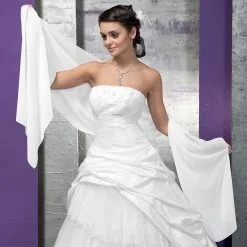 Châle De Mariée Aurélia -Voiles mariée Soldes etole mariage aurelia