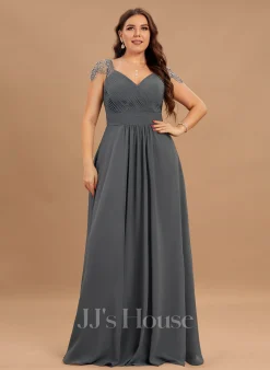 Jjshouse.fr Robe Trapèze Col V Longueur Ras Du Sol Mousseline Mousseline Robe De Demoiselle D'honneur Avec Brodé Plissé Paillettes 29 Jjshouse.fr Robe Trapèze Col V Longueur Ras Du Sol Mousseline Mousseline Robe De Demoiselle D'honneur Avec Brodé Plissé Paillettes -Voiles mariée Soldes f085b888a7ba313e9625a7cb75282bb9