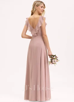 Jjshouse.fr Robe Empire Col V Longueur Ras Du Sol Mousseline Mousseline Robe De Demoiselle D'honneur Avec Robe à Volants 16 Jjshouse.fr Robe Empire Col V Longueur Ras Du Sol Mousseline Mousseline Robe De Demoiselle D'honneur Avec Robe à Volants -Voiles mariée Soldes f1f546476cd1592fb11d69f4f2aa30eb