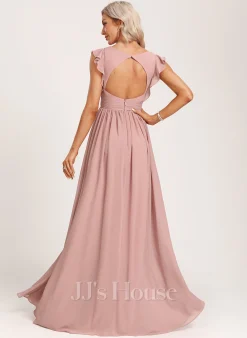 Jjshouse.fr Robe Trapèze Col V Longueur Ras Du Sol Mousseline Robe De Demoiselle D'honneur Avec Plissé 8 Jjshouse.fr Robe Trapèze Col V Longueur Ras Du Sol Mousseline Robe De Demoiselle D'honneur Avec Plissé -Voiles mariée Soldes f41d91ebf8df4ca9677bc3f64b43b211