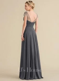 Jjshouse.fr Robe Trapèze Col V Longueur Ras Du Sol Mousseline Mousseline Robe De Demoiselle D'honneur Avec Brodé Plissé Paillettes 25 Jjshouse.fr Robe Trapèze Col V Longueur Ras Du Sol Mousseline Mousseline Robe De Demoiselle D'honneur Avec Brodé Plissé Paillettes -Voiles mariée Soldes f4c212f5b4bf9ebea11f7ec4fd22c937