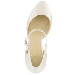 Chaussure Mariée Ivoire à Bride Gina Avalia -Voiles mariée Soldes gina chaussures mariee avalia