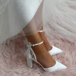 Indi - Perfect -Voiles mariée Soldes indi perfect chaussures mariee ivoire