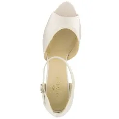 Chaussure Mariage Ivoire Bout Ouvert Ines Avalia -Voiles mariée Soldes ines chaussures mariee avalia