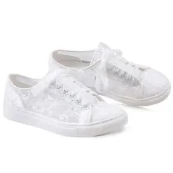 Nadine - Westerleigh -Voiles mariée Soldes nadine westerleigh baskets mariee lacets organza