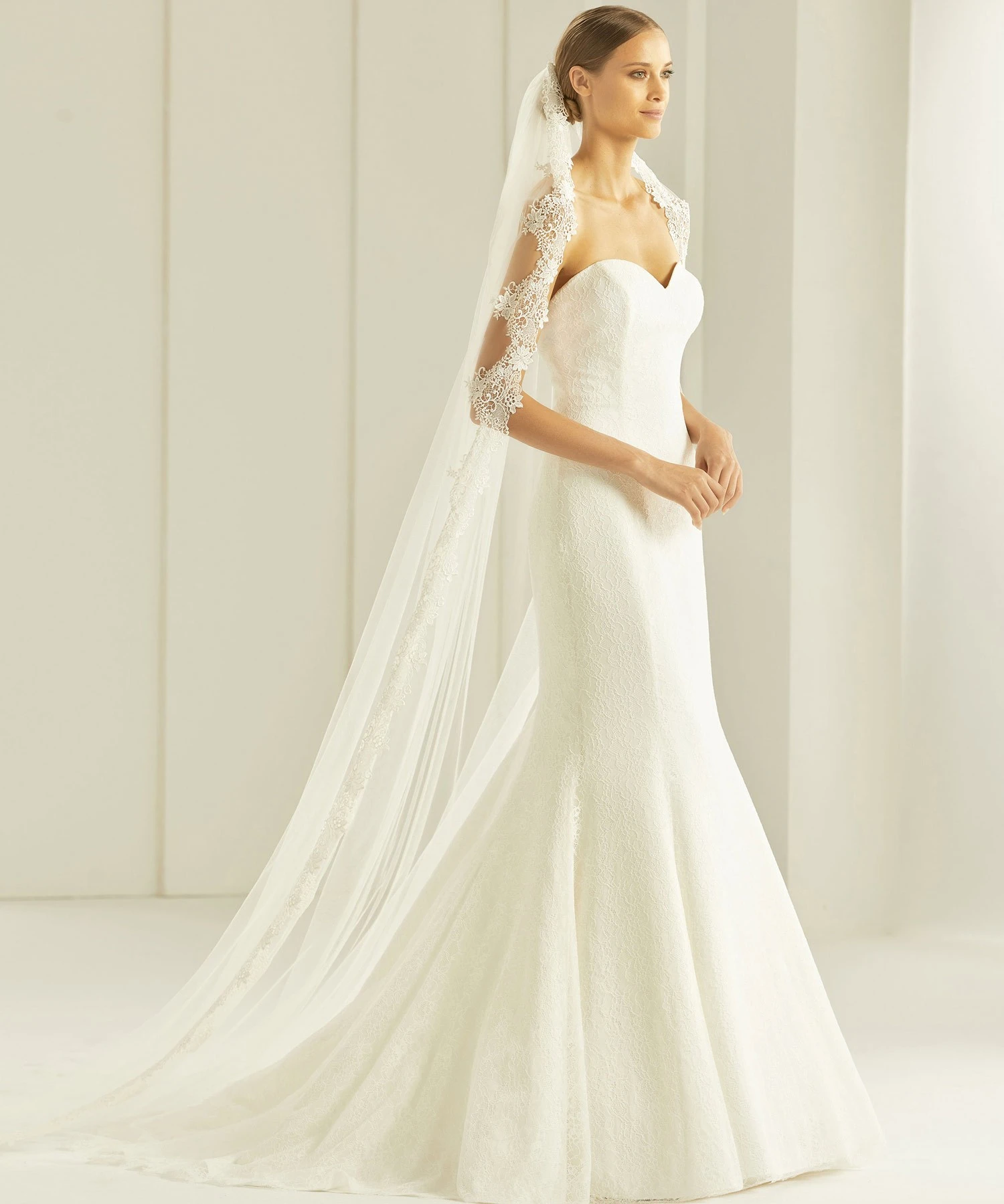 S280 - Bianco Evento Voile En Dentelle Guipure 1 S280 - Bianco Evento Voile En Dentelle Guipure