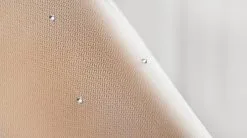 Voile De Mariée Mi Long Avec Strass Swarovski Miranda -Voiles mariée Soldes voile de mariage cristal miranda