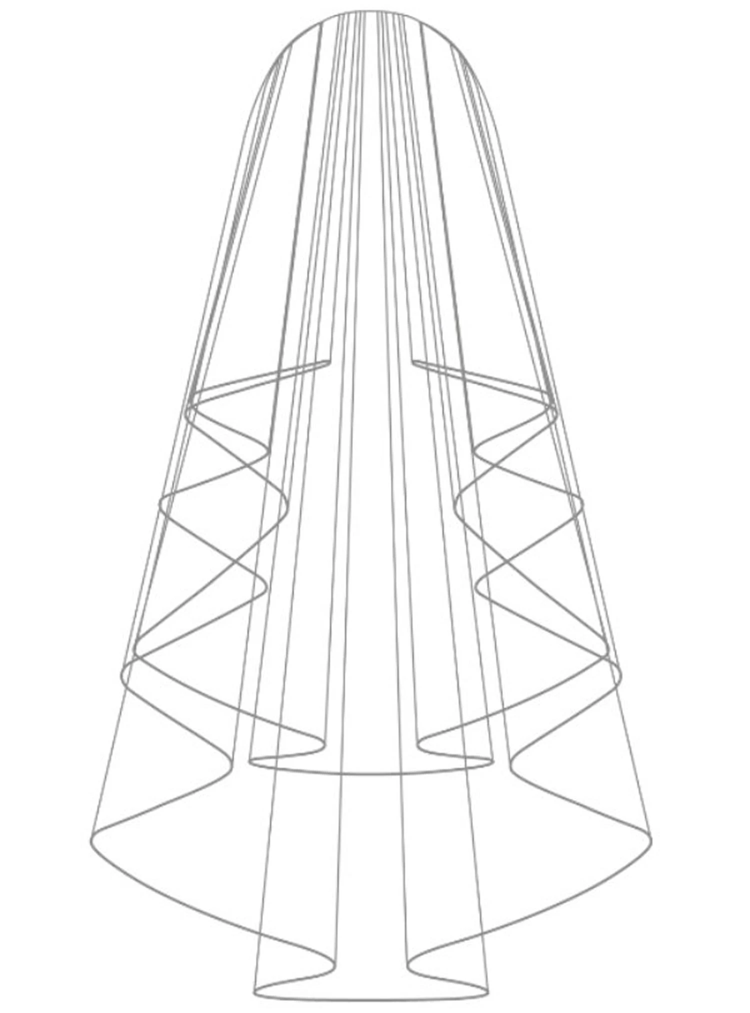 Voile De Mariée Mi Long Bordure Satin Alina 3 Voile De Mariée Mi Long Bordure Satin Alina – Image 3